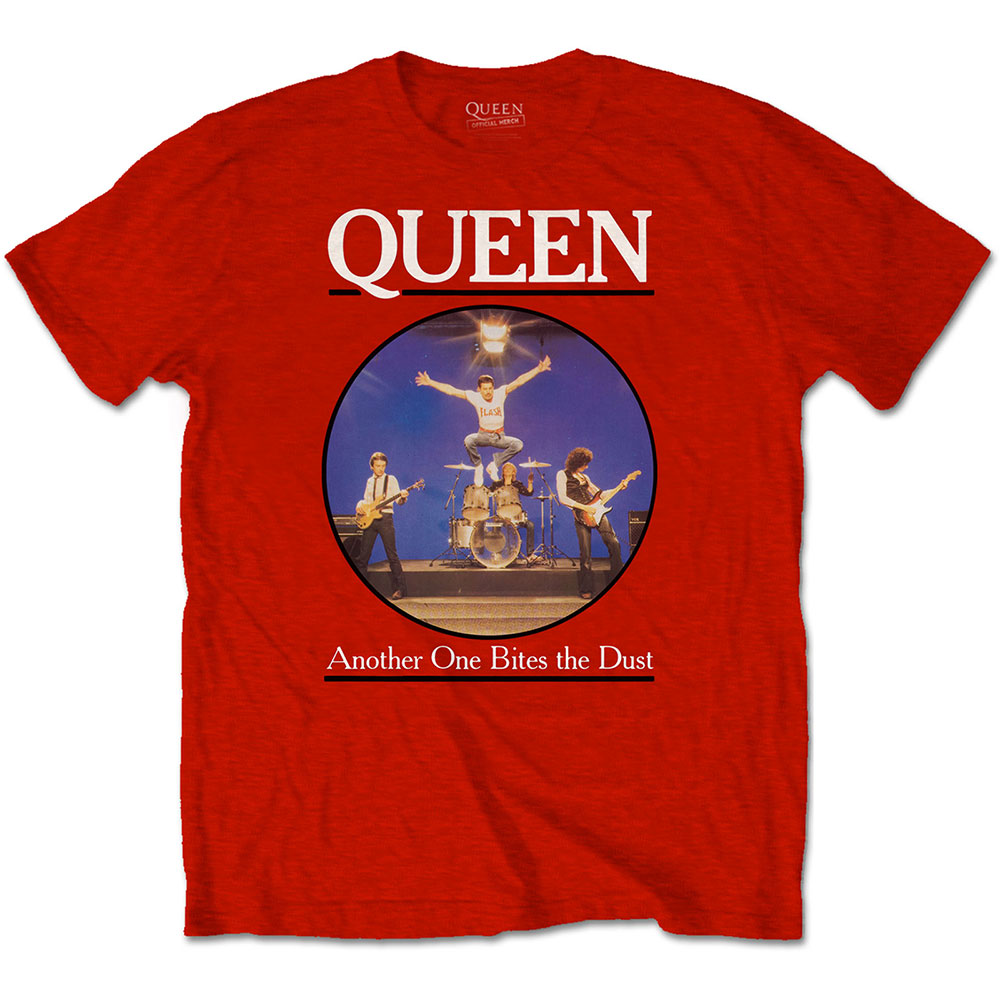 Queen tričko Another One Bites The Dust Červená XS