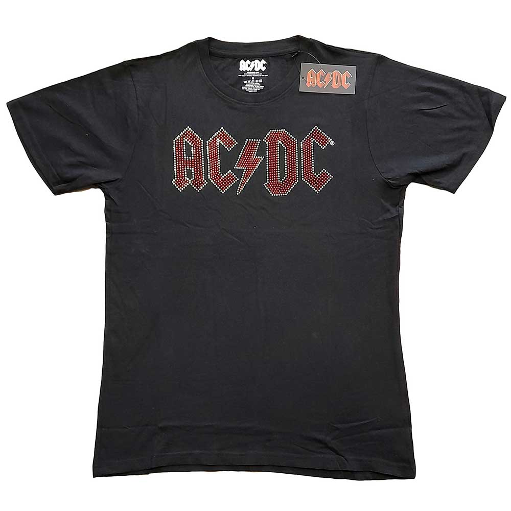 AC/DC tričko Full Colour Logo Čierna S