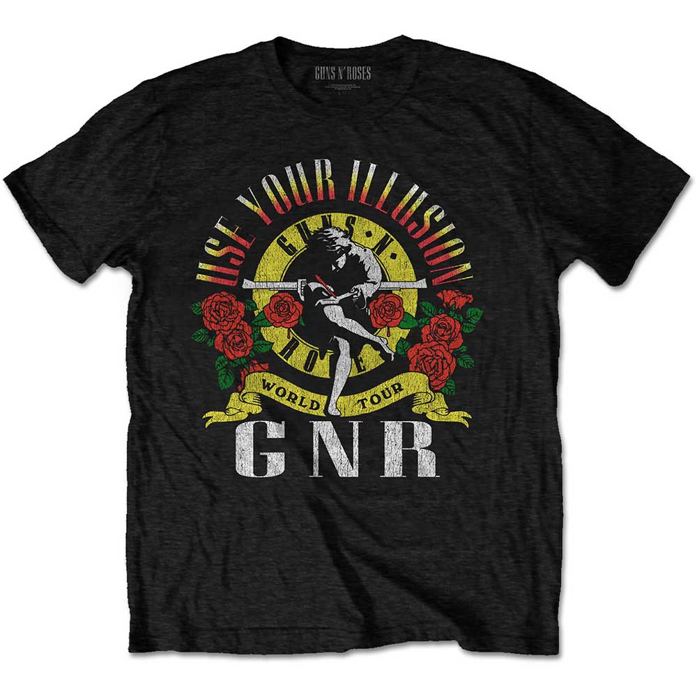 Guns N’ Roses tričko UYI World Tour Čierna M