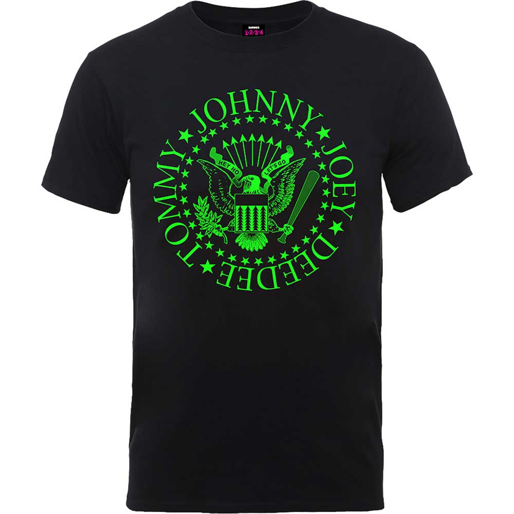 Ramones tričko Green Seal Čierna S