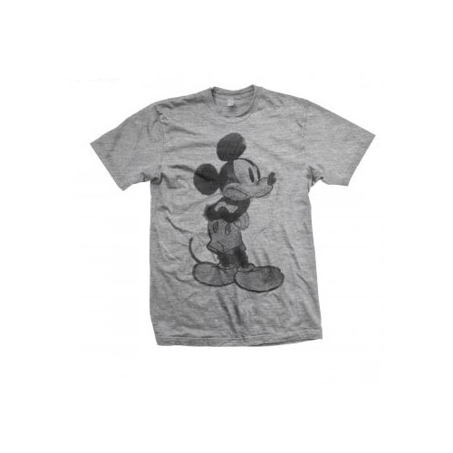 E-shop Disney tričko Mickey Mouse Sketch Šedá XXL