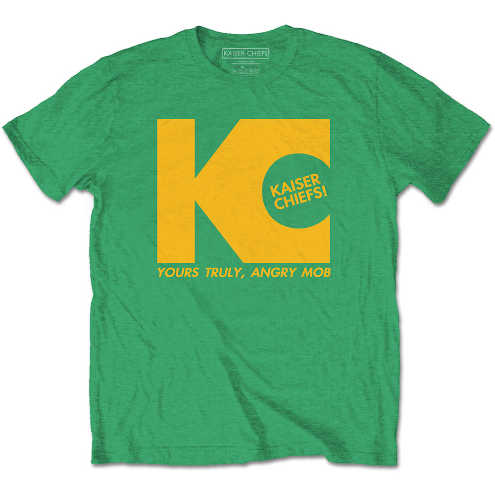 Kaiser Chiefs tričko Yours Truly Zelená S
