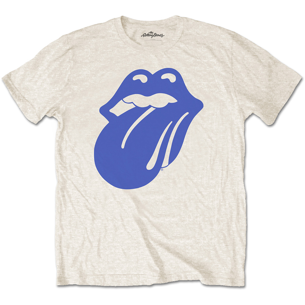 The Rolling Stones tričko Blue & Lonesome 1972 Logo Natural M
