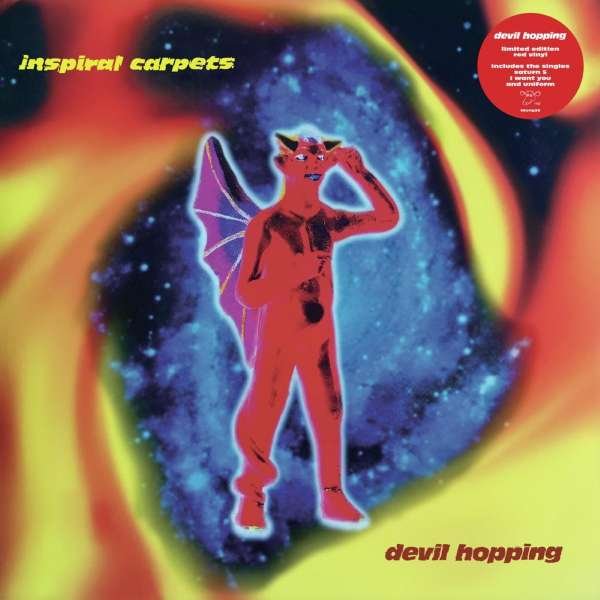 INSPIRAL CARPETS - DEVIL HOPPING (LIMITED RED COLOUR VINYL), Vinyl