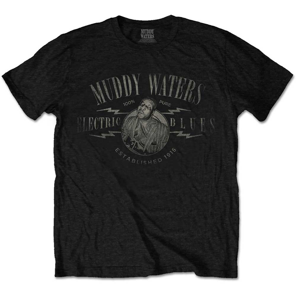 Muddy Waters tričko Electric Blues Vintage Čierna 3XL