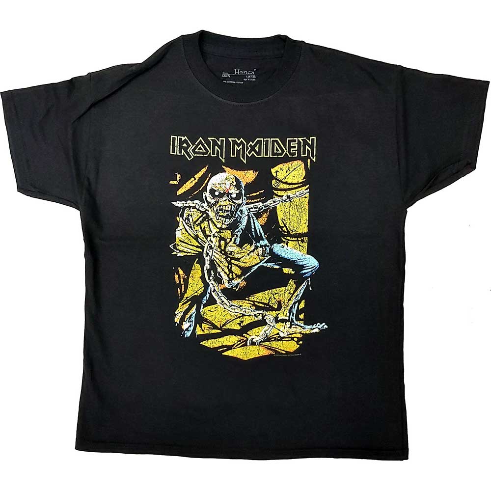 Iron Maiden tričko Piece of Mind Čierna 12-14 rokov