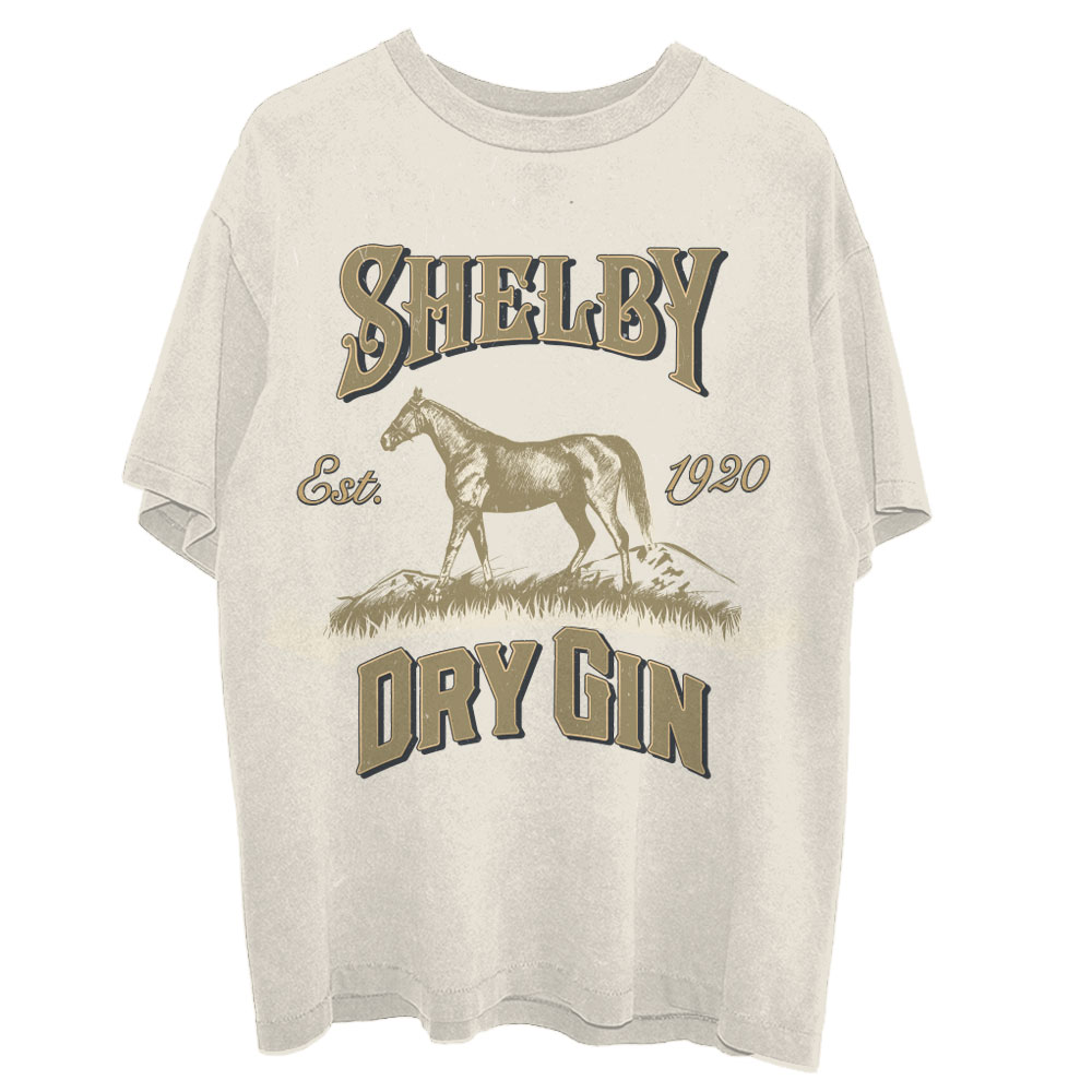 Peaky Blinders tričko Shelby Dry Gin Natural S