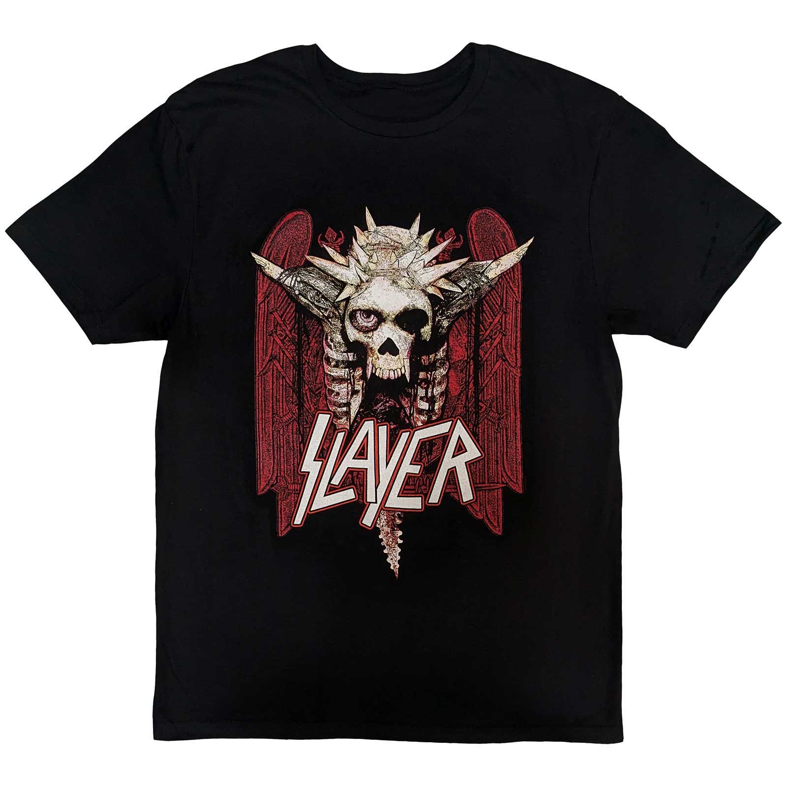 Slayer tričko Nailed Red Čierna L
