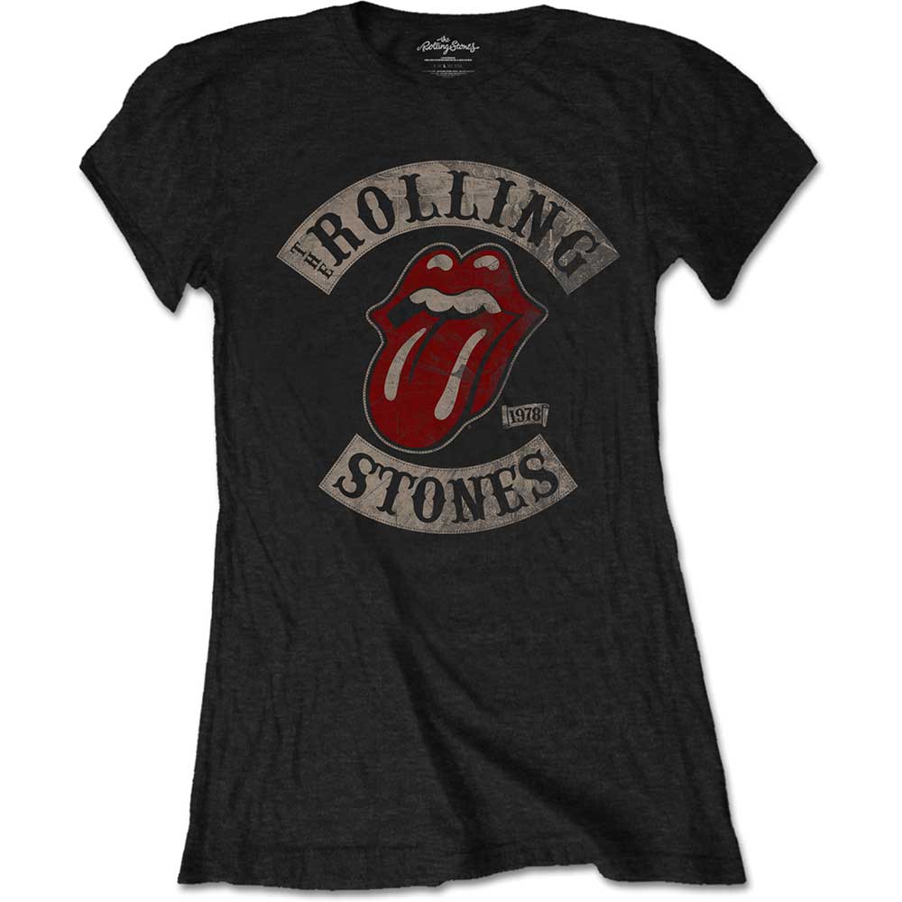 The Rolling Stones tričko Tour 1978 Čierna 3XL