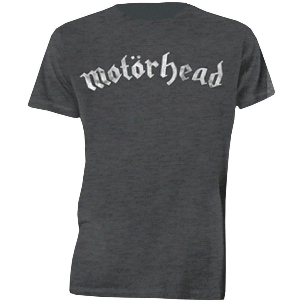 Motörhead tričko Distressed Logo Šedá L