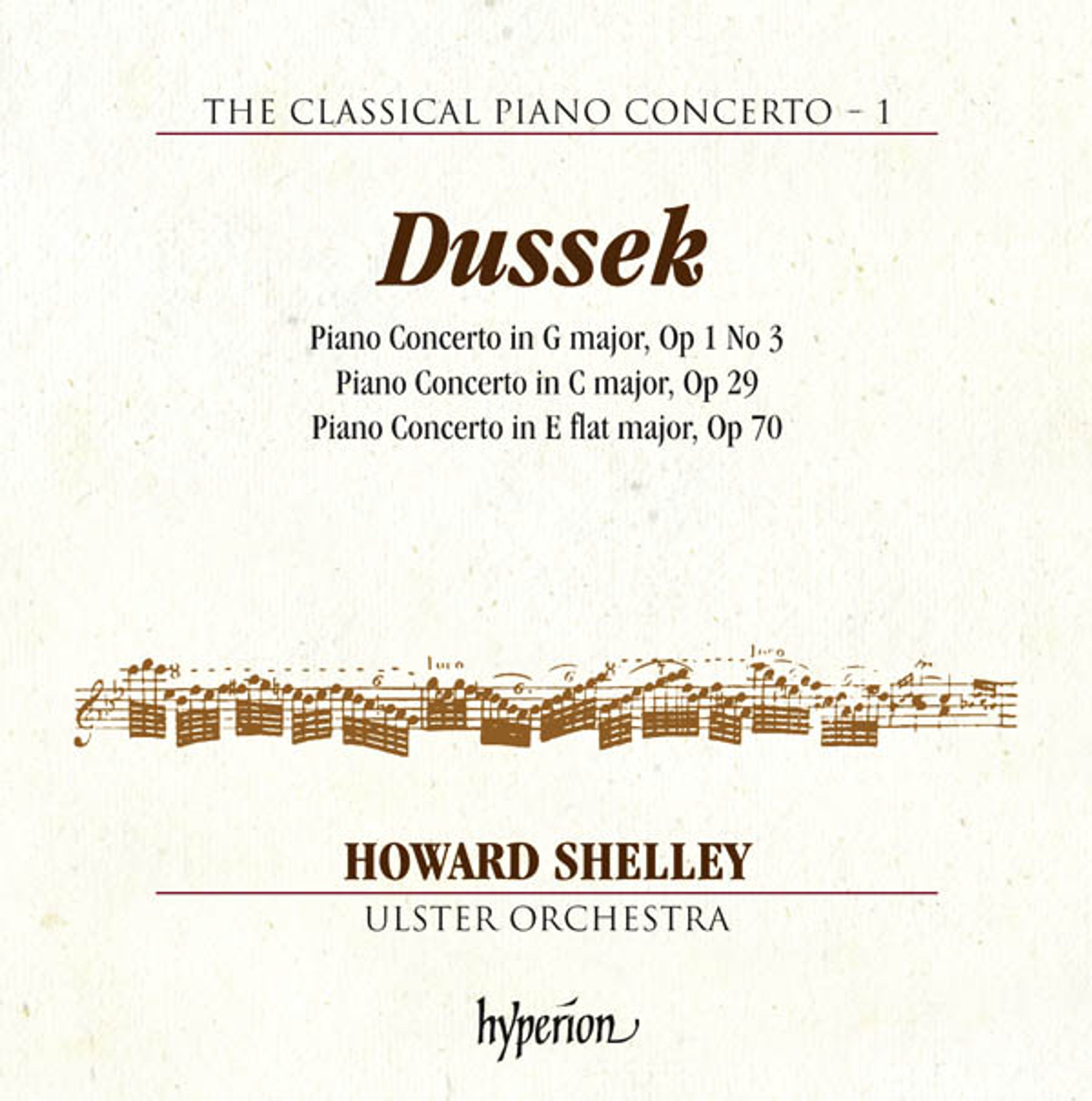 E-shop DUSSEK: PIANO CONCERTOS OP. 1/3, 29 & 70 (HYPERION