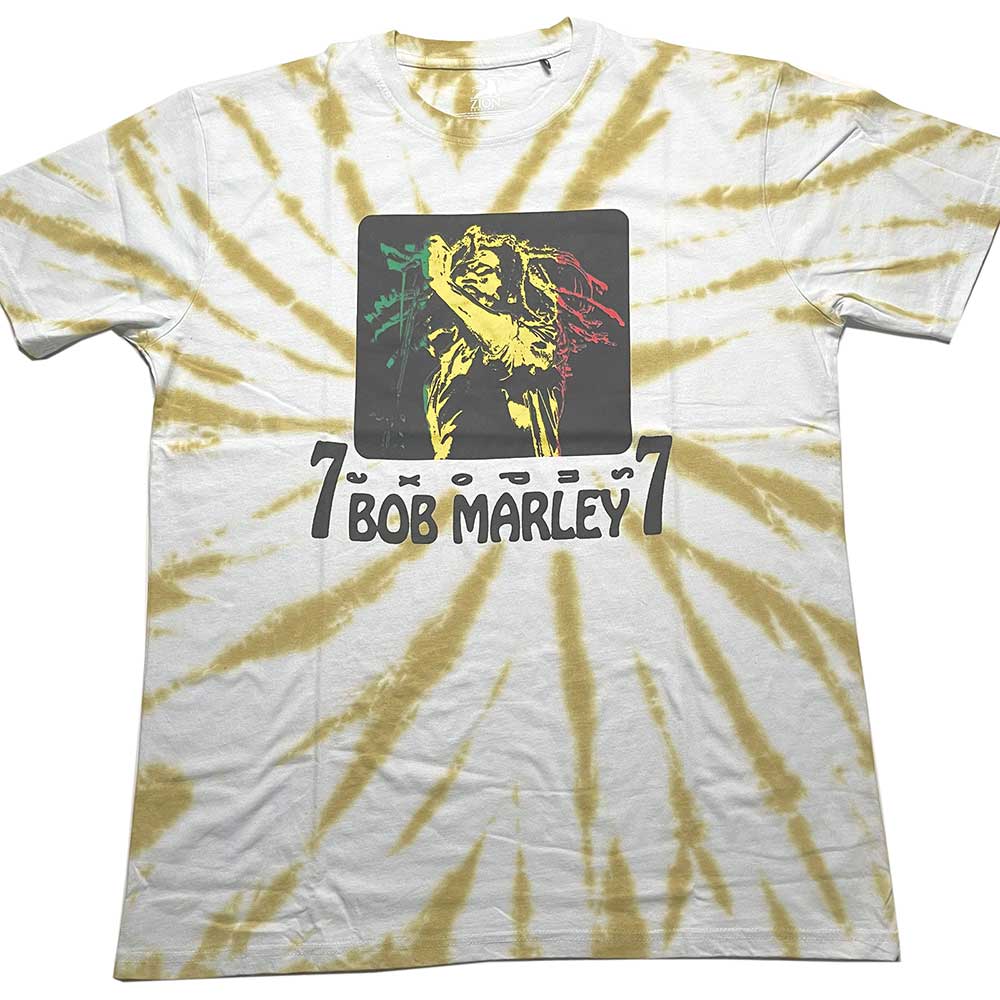 Bob Marley tričko 77 Biela M