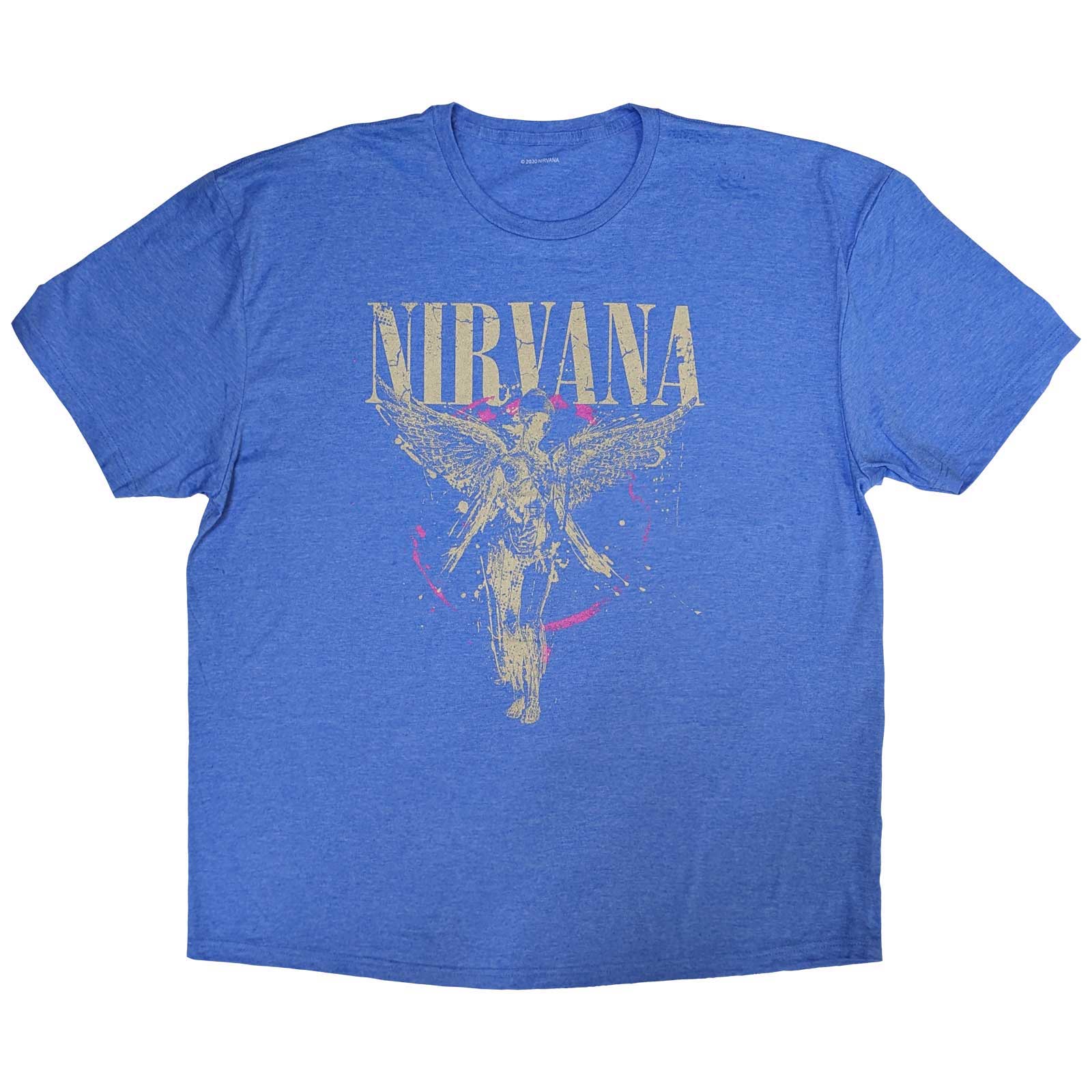 Nirvana tričko In Utero Modrá L