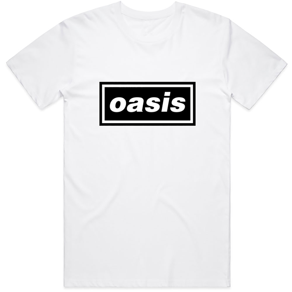 Oasis tričko Decca Logo Biela XXL