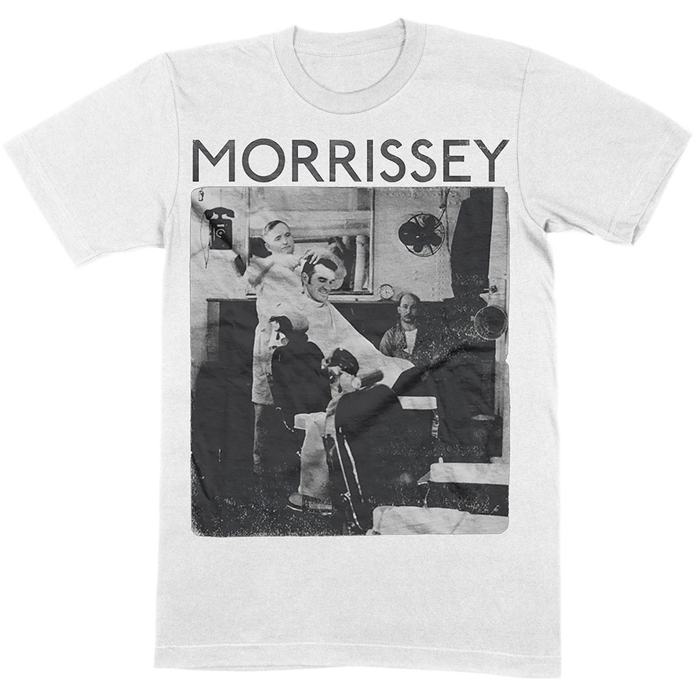 Morrissey tričko Barber Shop Biela M