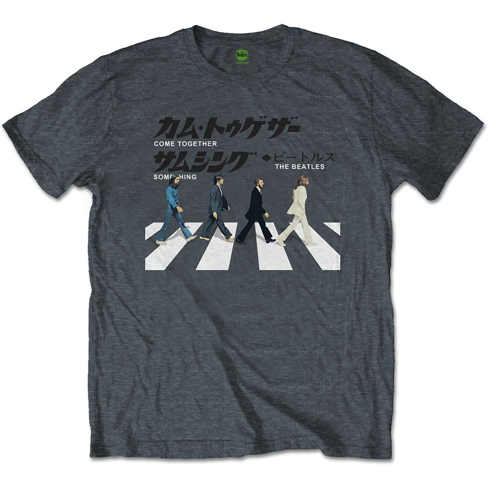 The Beatles tričko Abbey Road Japanese Šedá L