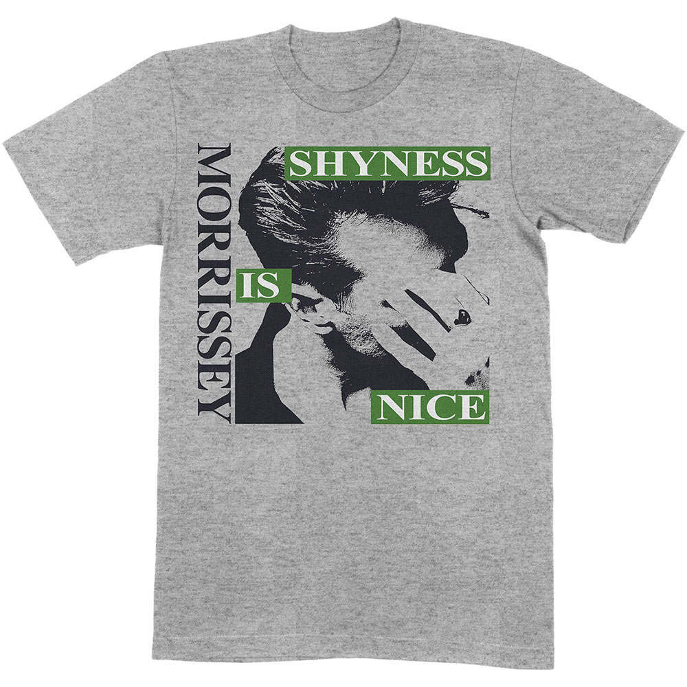 Morrissey tričko Shyness Is Nice Šedá XXL