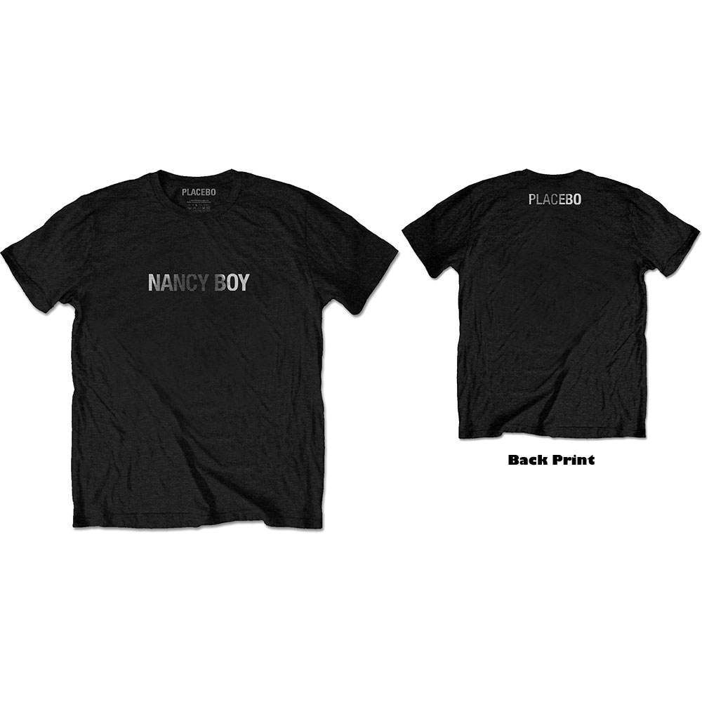 Placebo tričko Nancy Boy Čierna XXL
