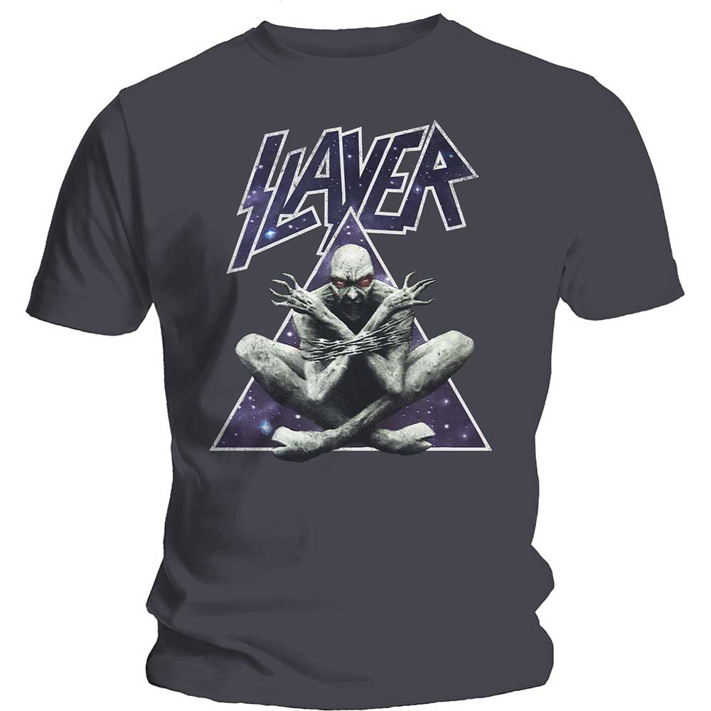 Slayer tričko Triangle Demon Šedá L