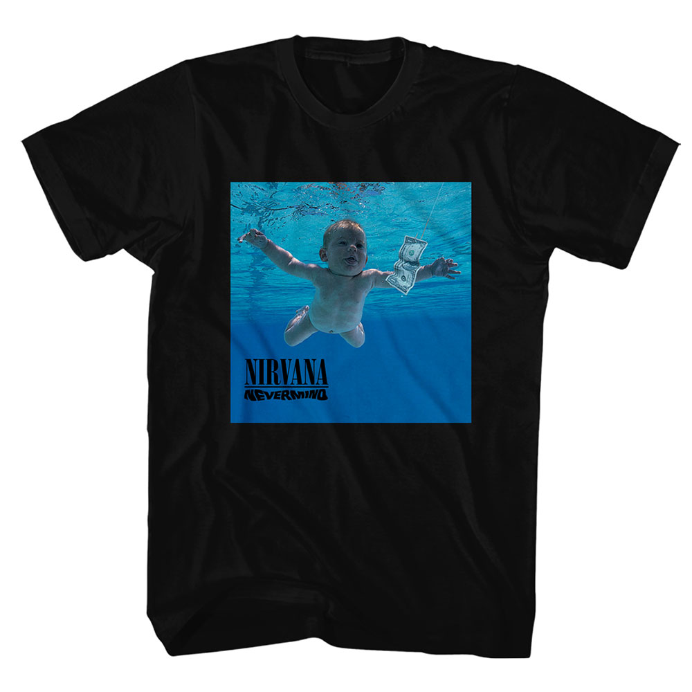 Nirvana tričko Nevermind Album Čierna XXL