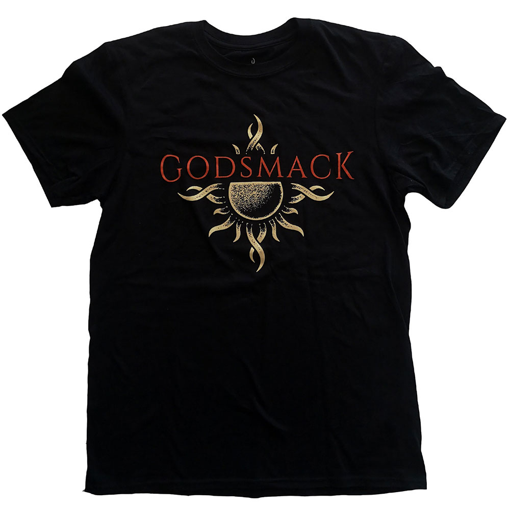 Godsmack tričko Sun Logo Čierna XXL
