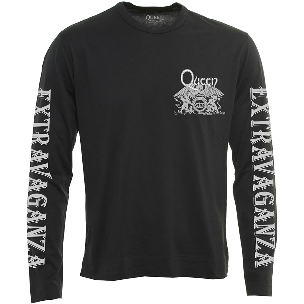Queen tričko Extravaganza Čierna L