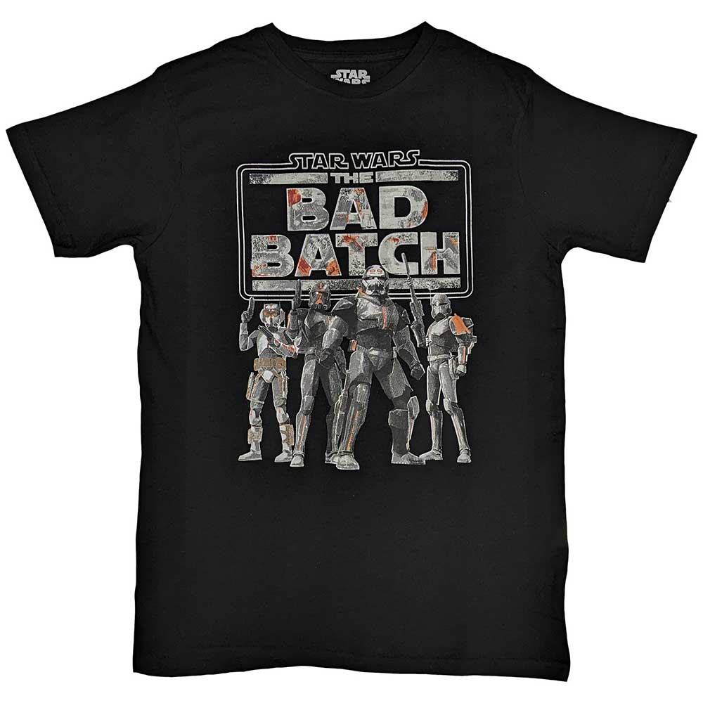 Star Wars tričko The Bad Batch Čierna XXL