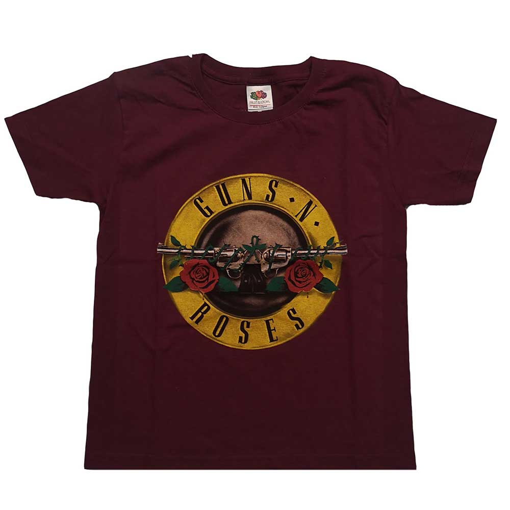 E-shop Guns N’ Roses tričko Classic Logo Červená 3-4 roky