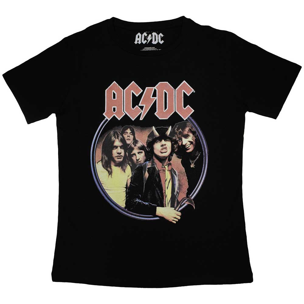 AC/DC tričko Highway To Hell Circle Čierna M