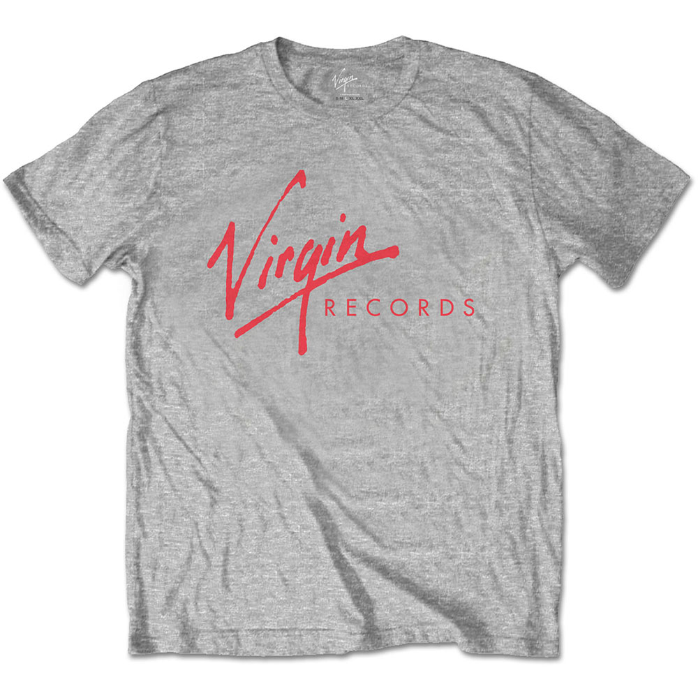 Virgin Records tričko Logo Šedá M