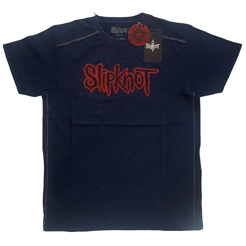 Slipknot tričko Logo Modrá S