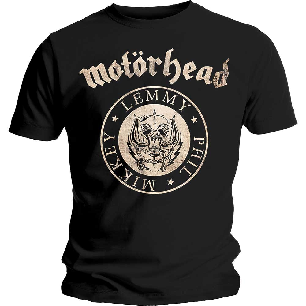 Motörhead tričko Undercover Seal Newsprint Čierna M
