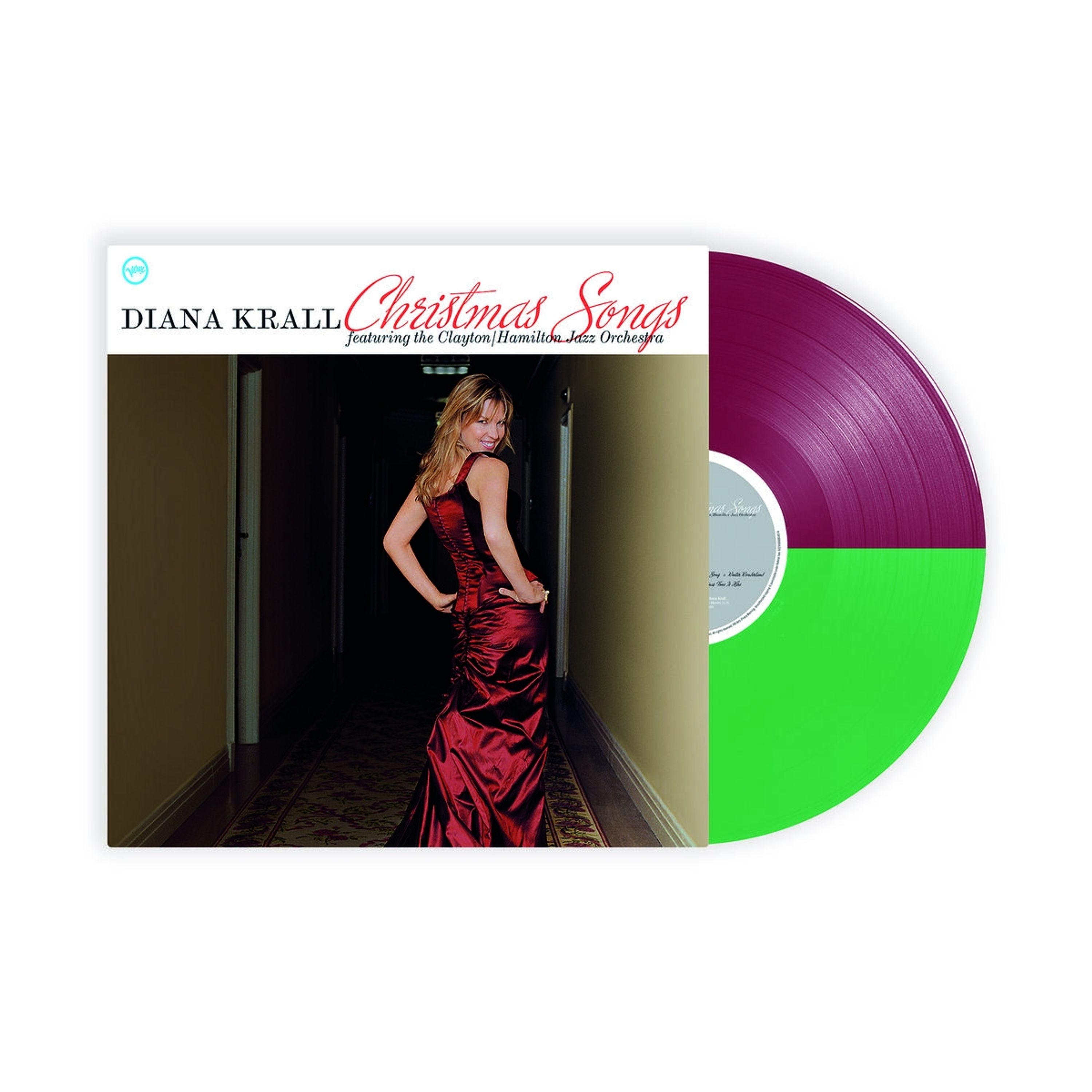 E-shop Krall Diana - Christmas Songs Red,Green Vinyl LP