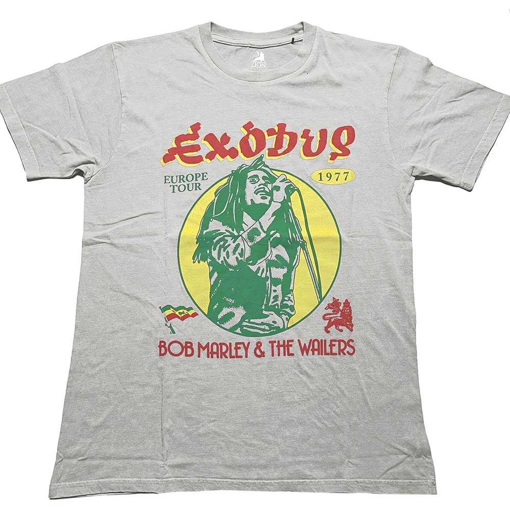 Bob Marley tričko 1977 Tour Šedá M