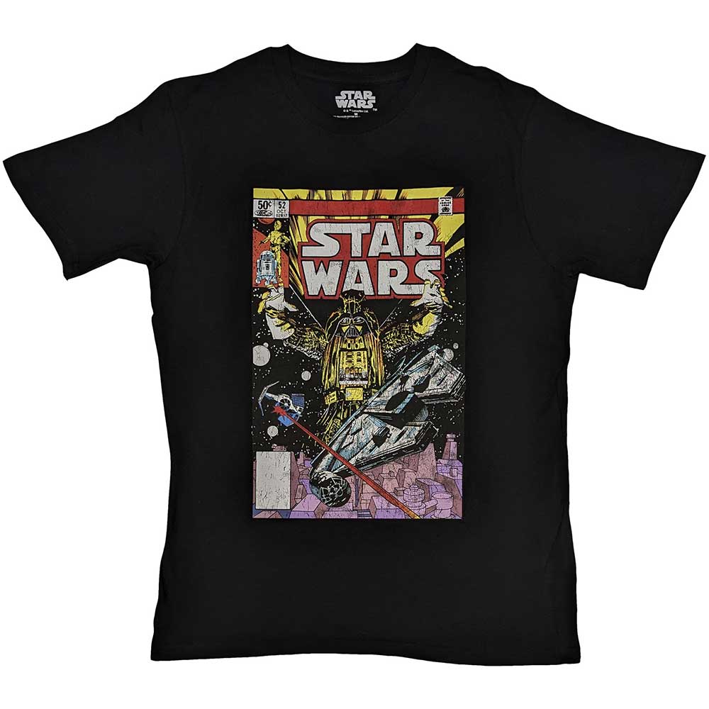 Star Wars tričko Darth Vader Comic Čierna M