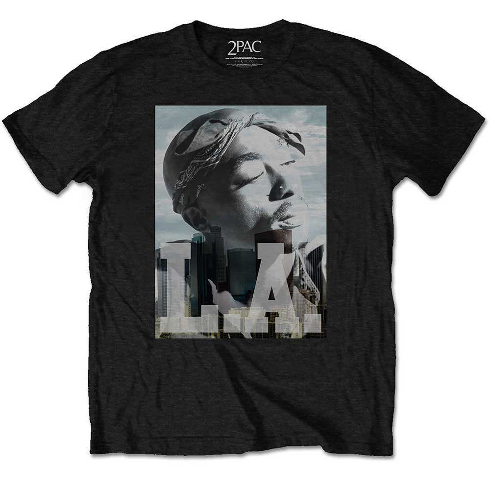 E-shop 2Pac tričko LA Skyline Čierna 11-12 rokov