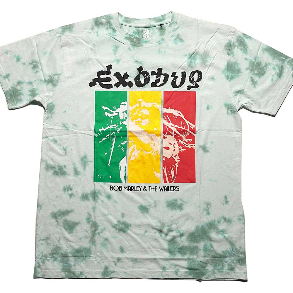 Bob Marley tričko Rasta Colours Zelená L