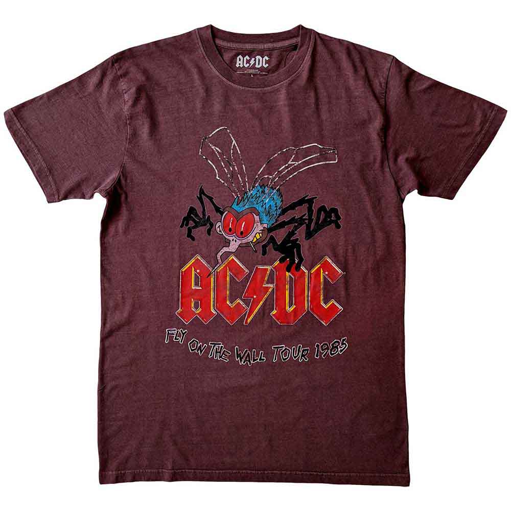 AC/DC tričko Fly On The Wall Tour Červená S