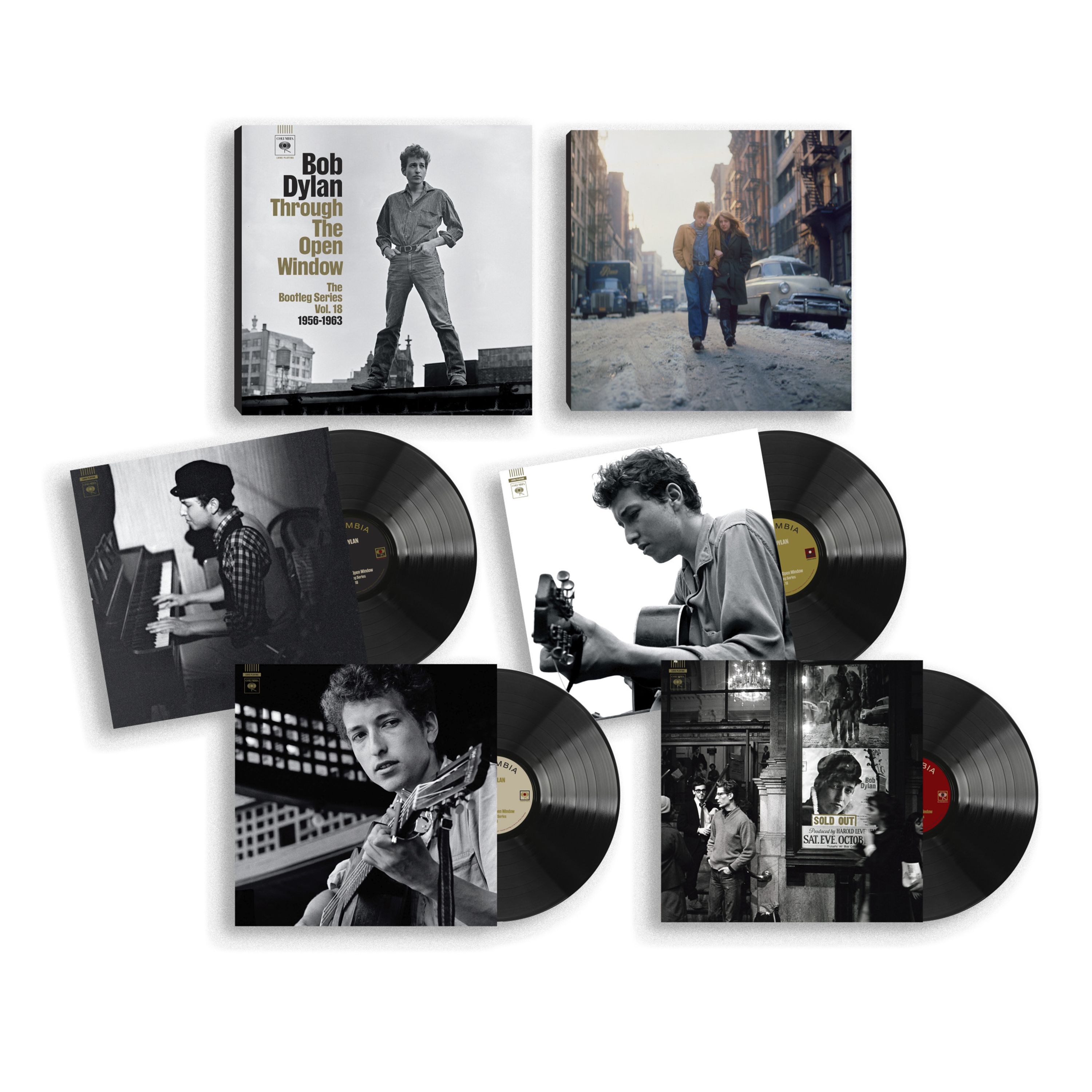 E-shop Dylan Bob: Through the Open Window (Bootleg Series Vol.18: 1956-1963 Highlights) 4 Vinyl LP