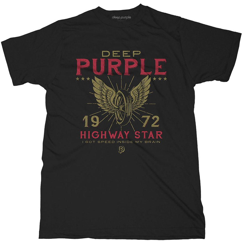 Deep Purple tričko Highway Star Čierna M