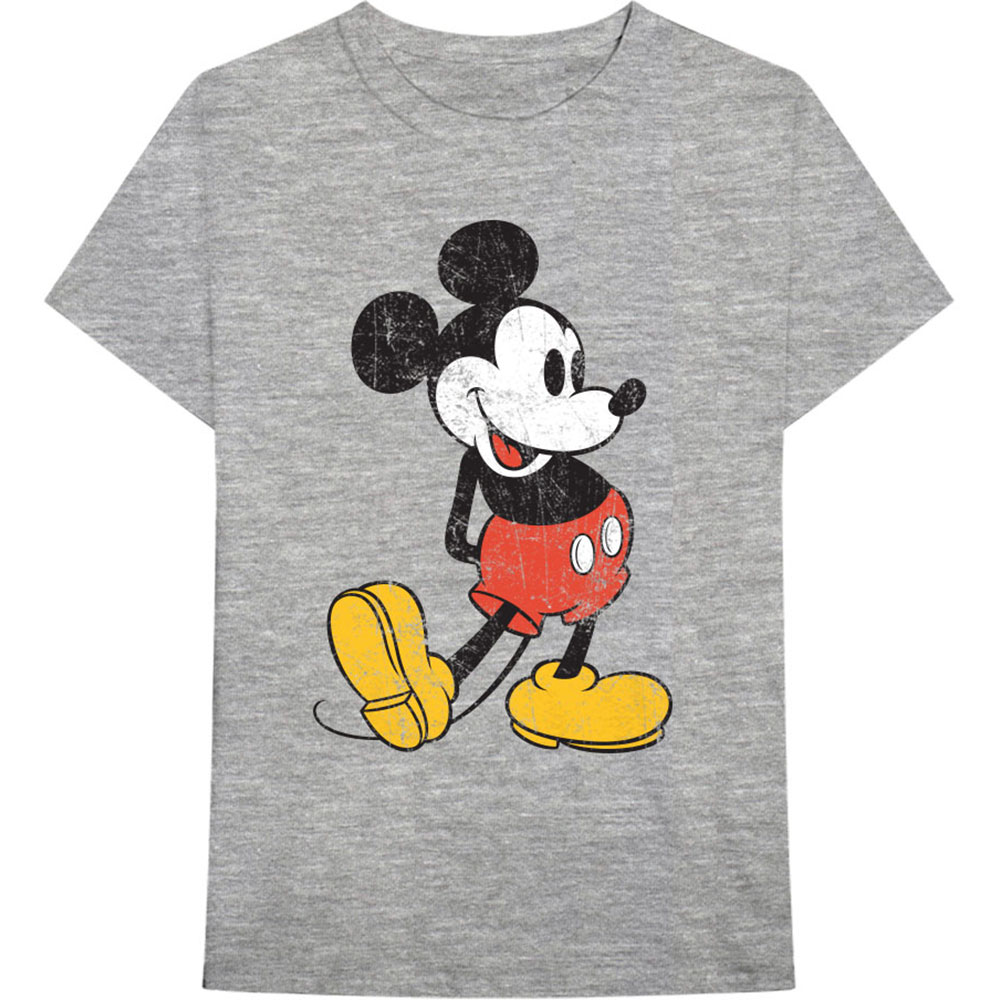 Disney tričko Mickey Mouse Vintage Šedá XL