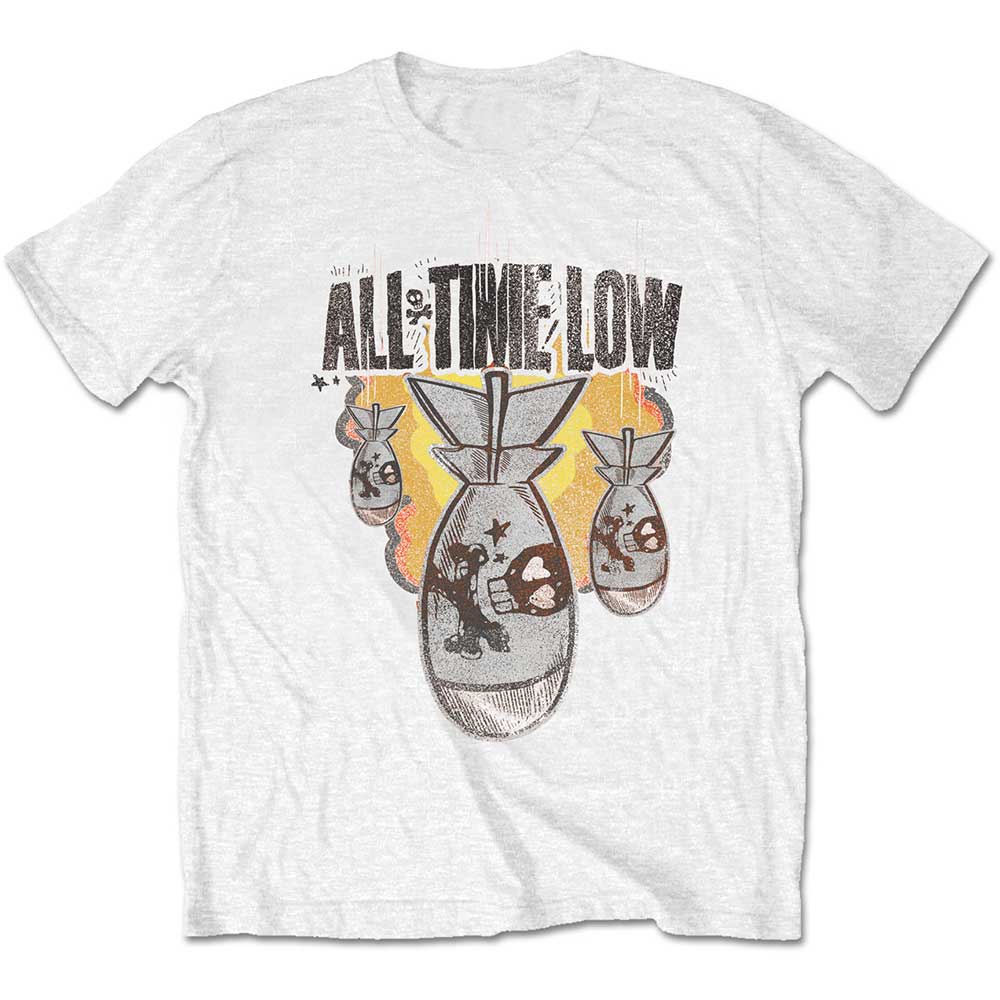 All Time Low tričko Da Bomb Biela S