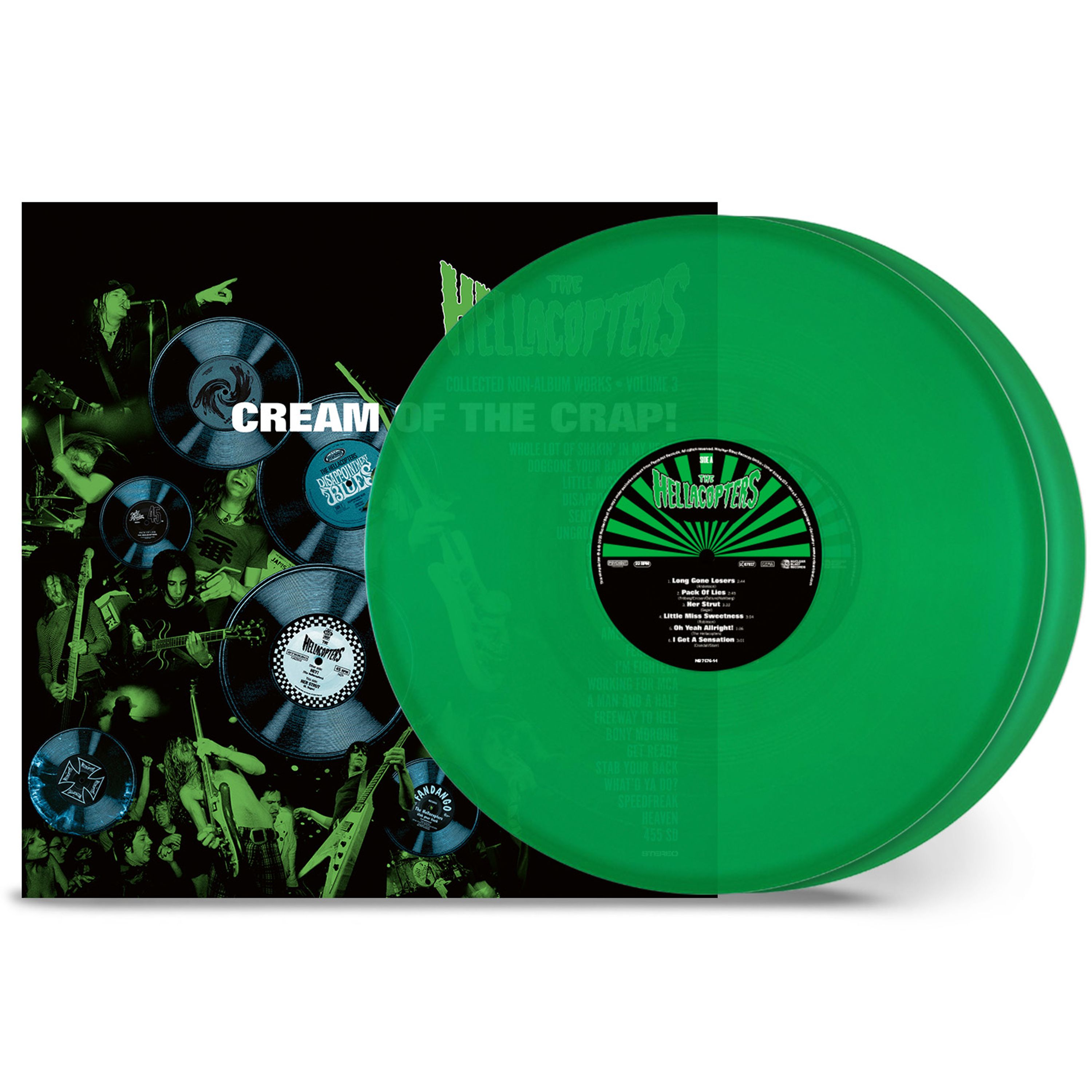 E-shop Hellacopters - Cream Of The Crap Collected Vol.3 Green Vinyl 2 LP