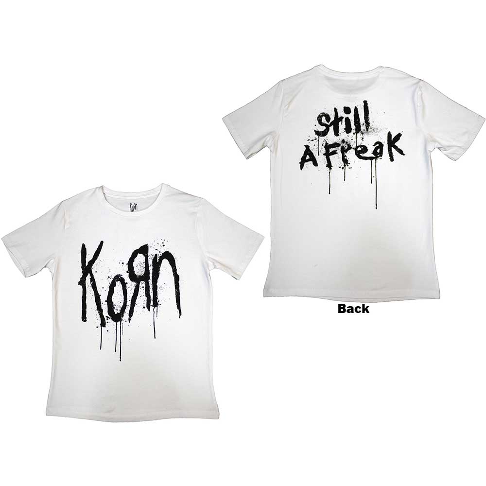 Korn tričko Still A Freak Biela XXL