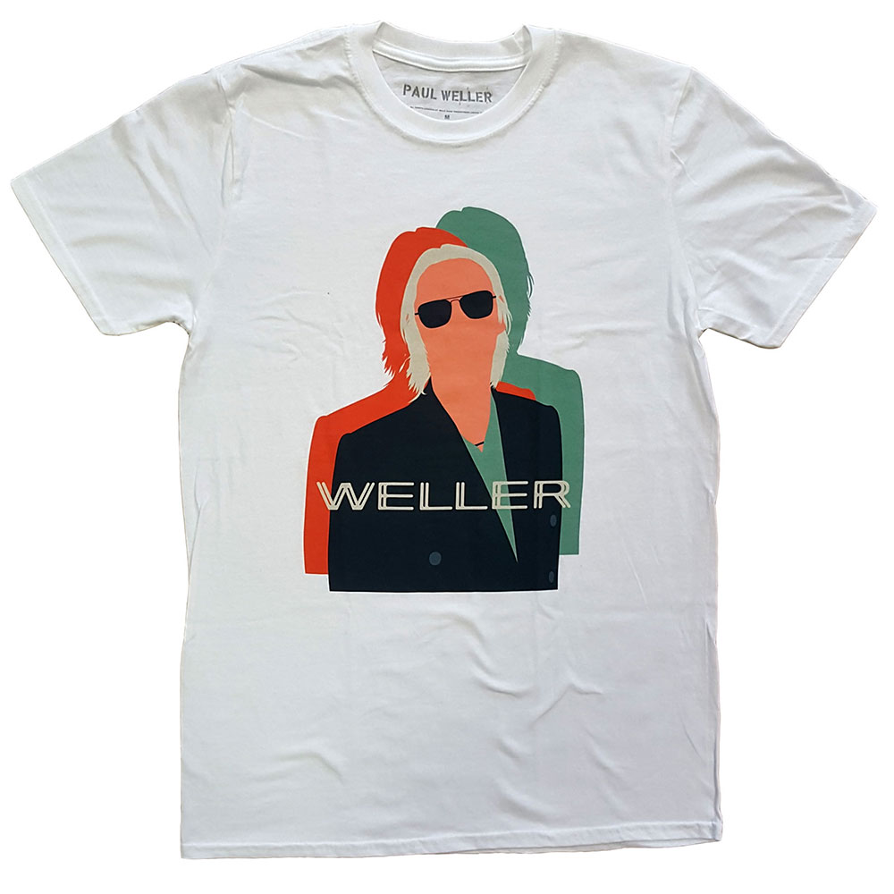 Paul Weller tričko Illustration Offset Biela L