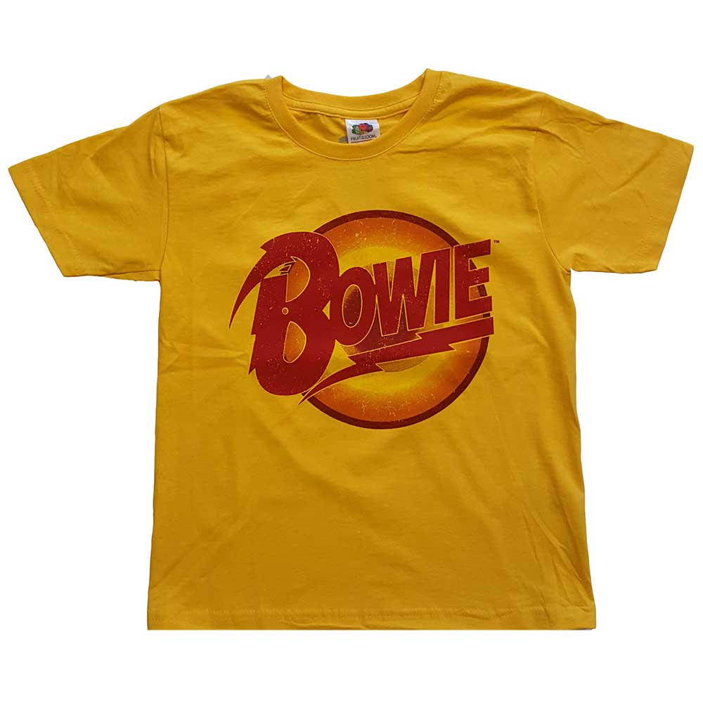 E-shop David Bowie tričko Diamond Dogs Logo Žltá 11-12 rokov