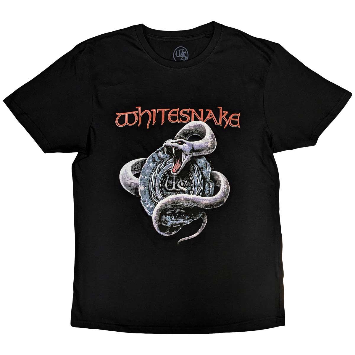Whitesnake tričko Silver Snake Čierna XXL