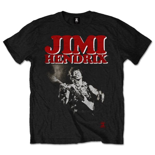 Jimi Hendrix tričko Block Logo Čierna M