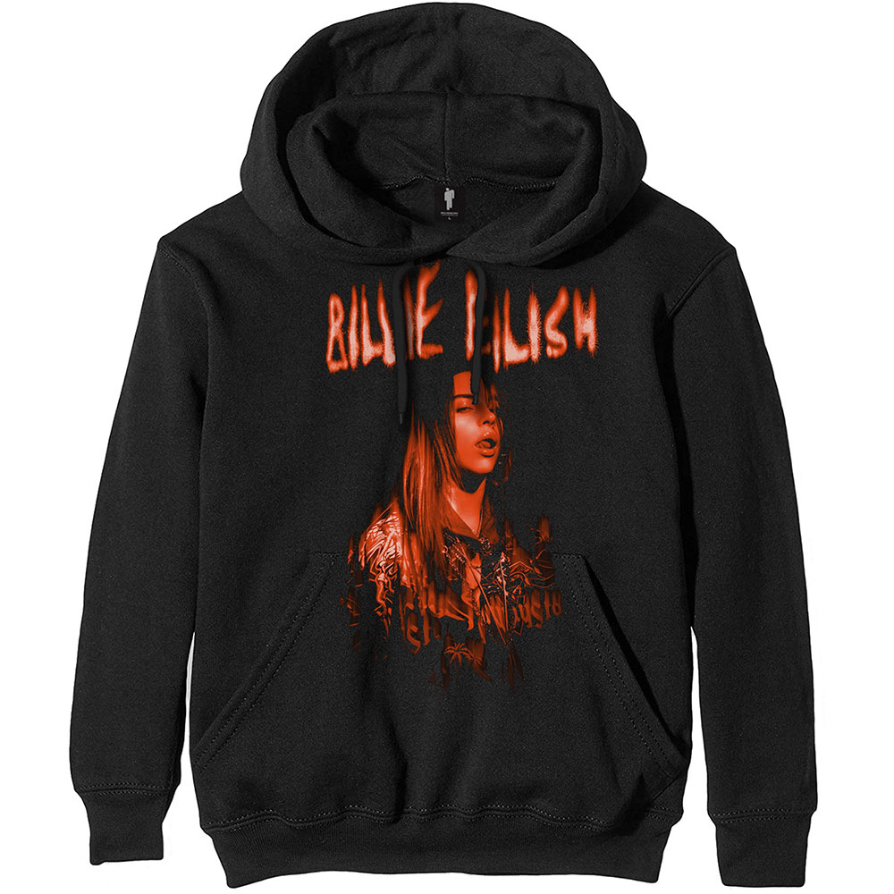Billie Eilish mikina Spooky Logo Čierna XXL