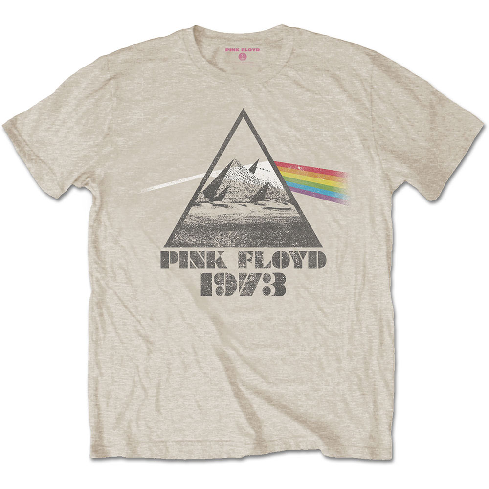 Pink Floyd tričko Pyramids Natural M